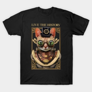 Cats live the history T-Shirt